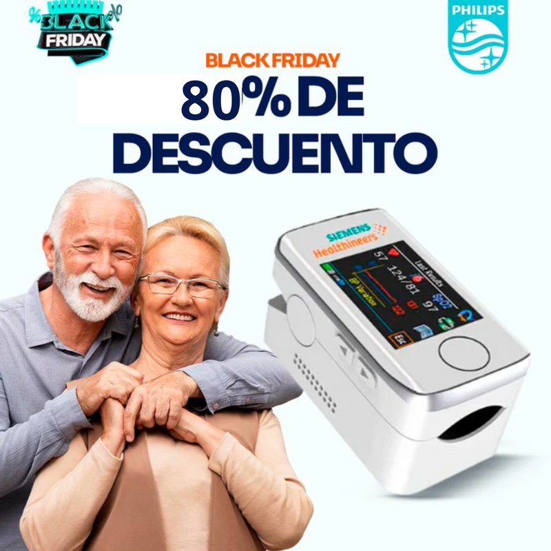 Promoción Pré black friday 80% de descuento- Medidor de Glucosa en Sangre Multifunción Siemens 3 en 1, pulso, glucosa y presión, regalo + Envío gratis